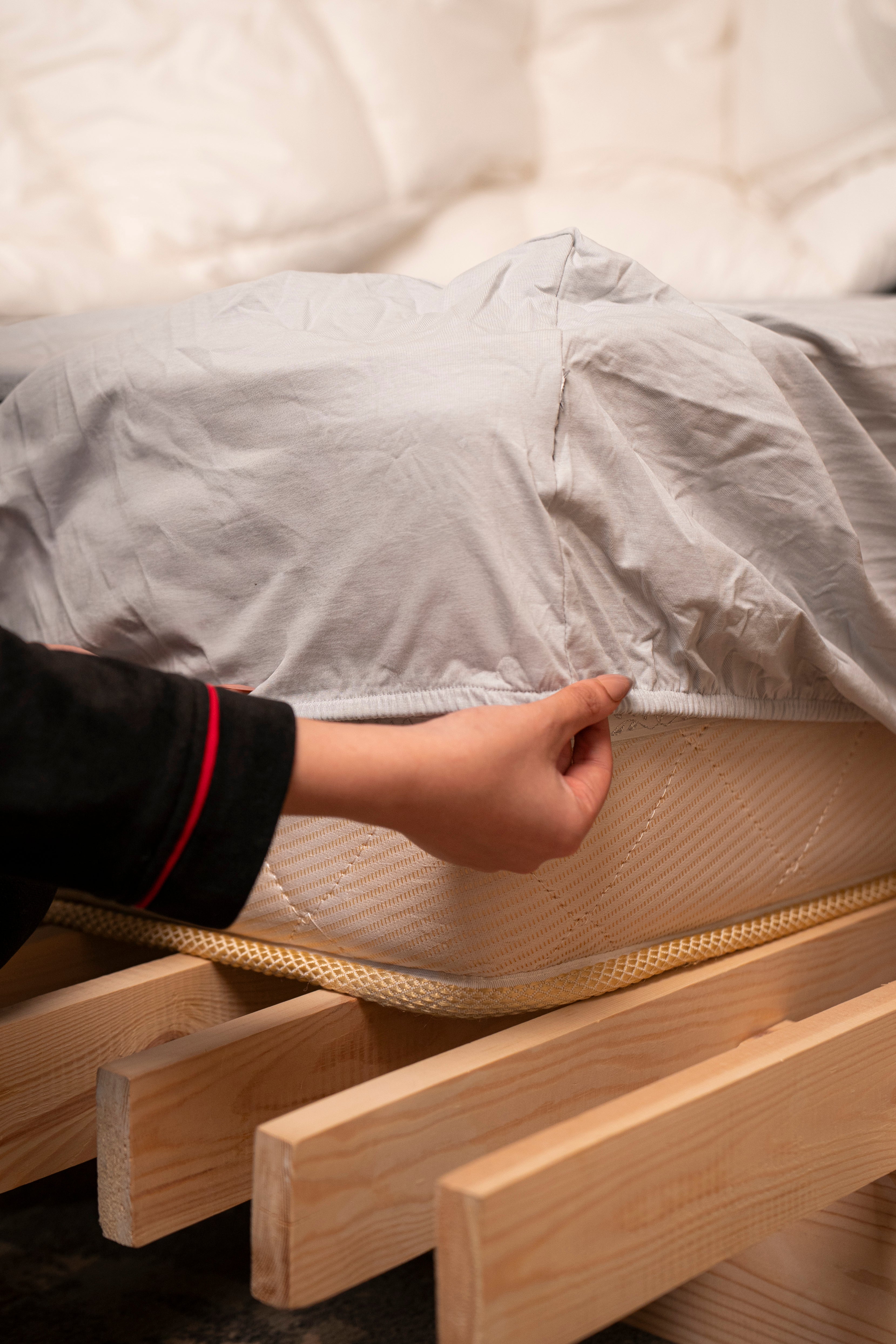 Jersy Fitted Sheet + Pillowcases