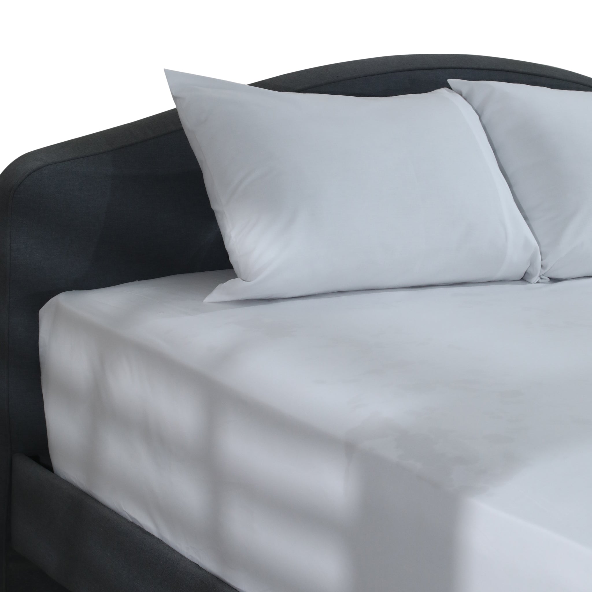 Percale Fitted Sheet + Pillowcases (600TC)
