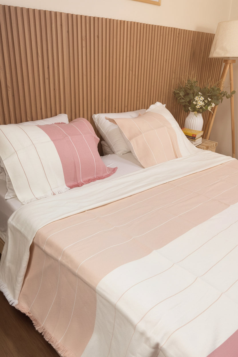 Taji Handmade Cotton Coverlet TA63
