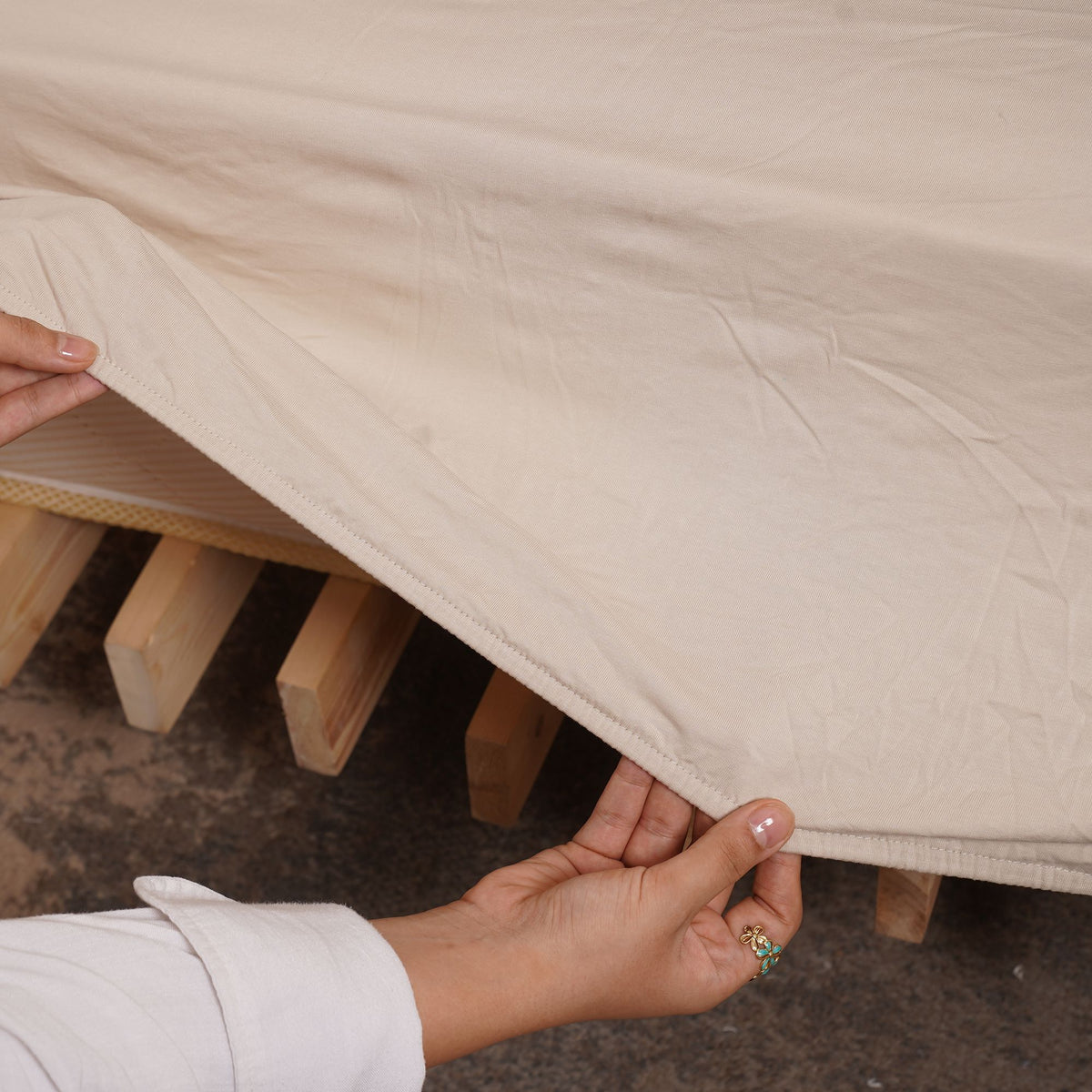 Jersy Fitted Sheet + Pillowcases
