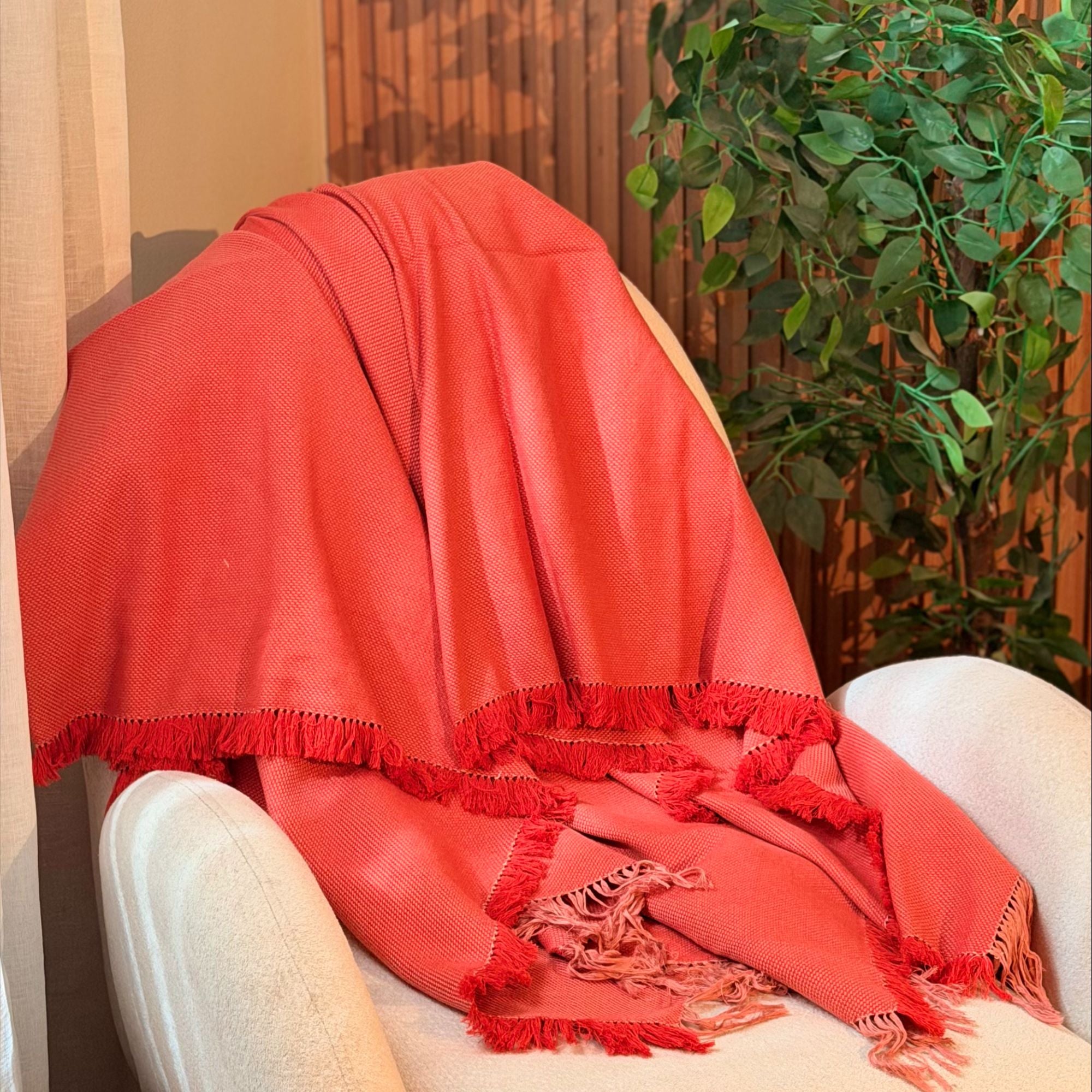 Knit Cotton Throw TH6