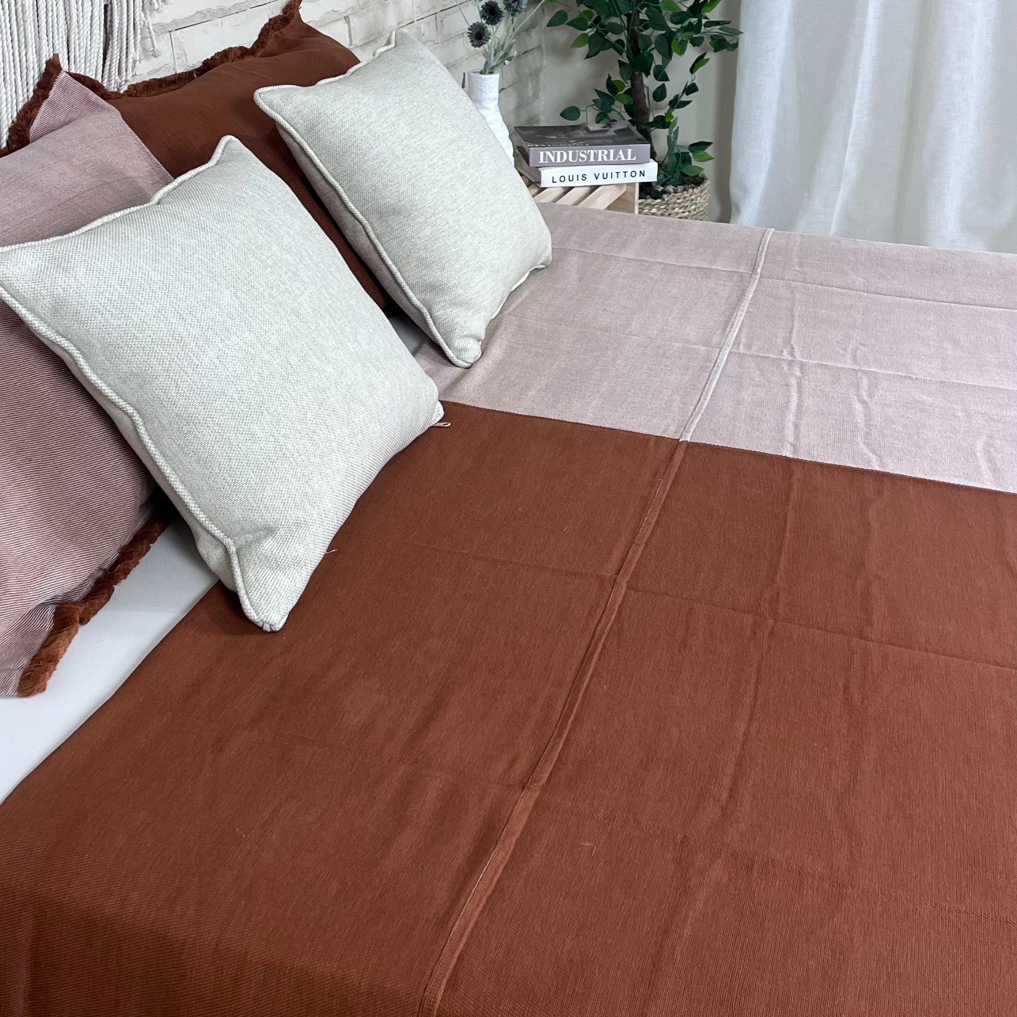 Taji Handmade Cotton Coverlet TA Mix