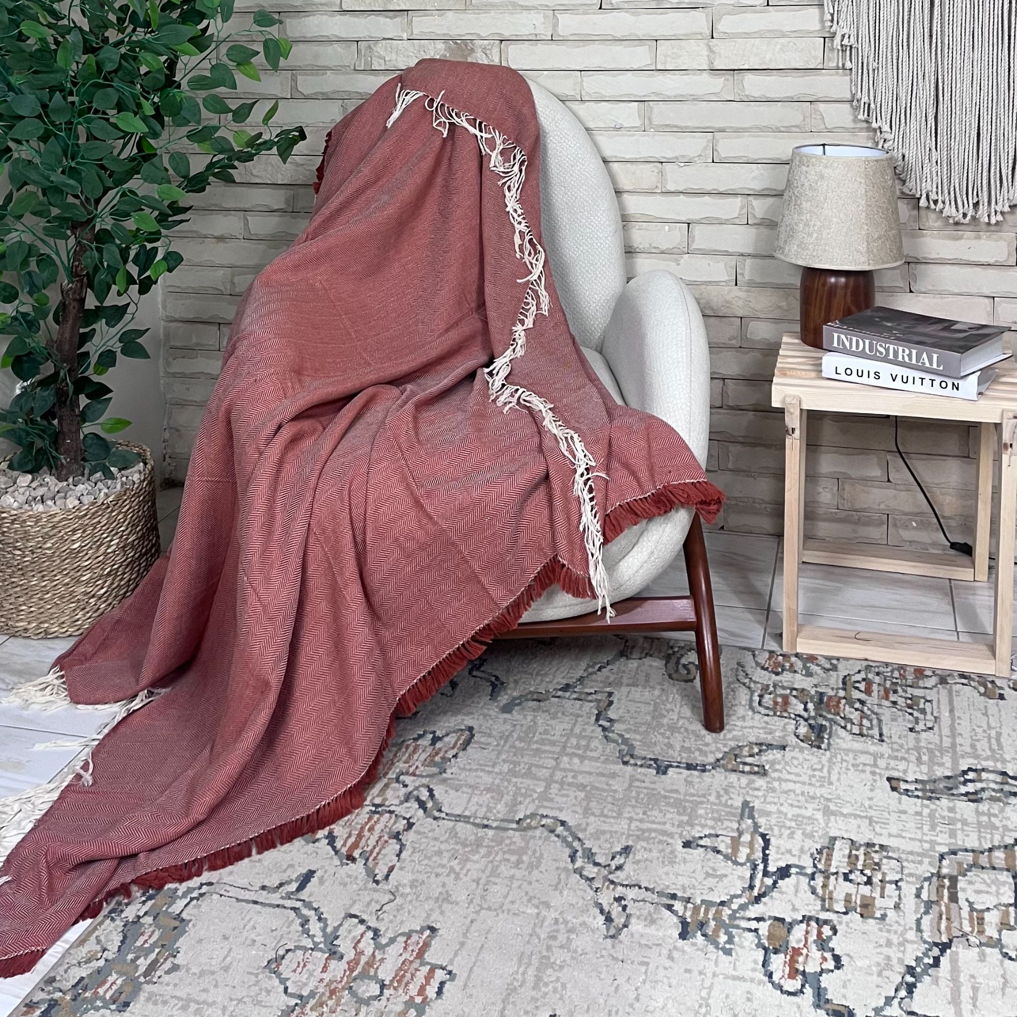 Luxe Cotton Throw Blanket TH13