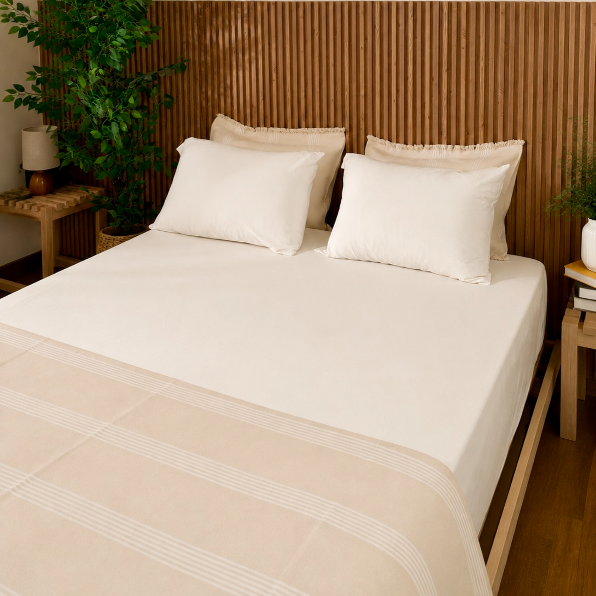 Jersy Fitted Sheet + Pillowcases