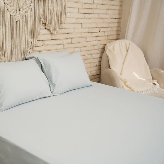 Sateen Fitted Sheet + Pillowcases (600TC)