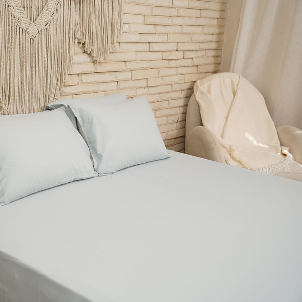 Sateen Fitted Sheet + Pillowcases (600TC)