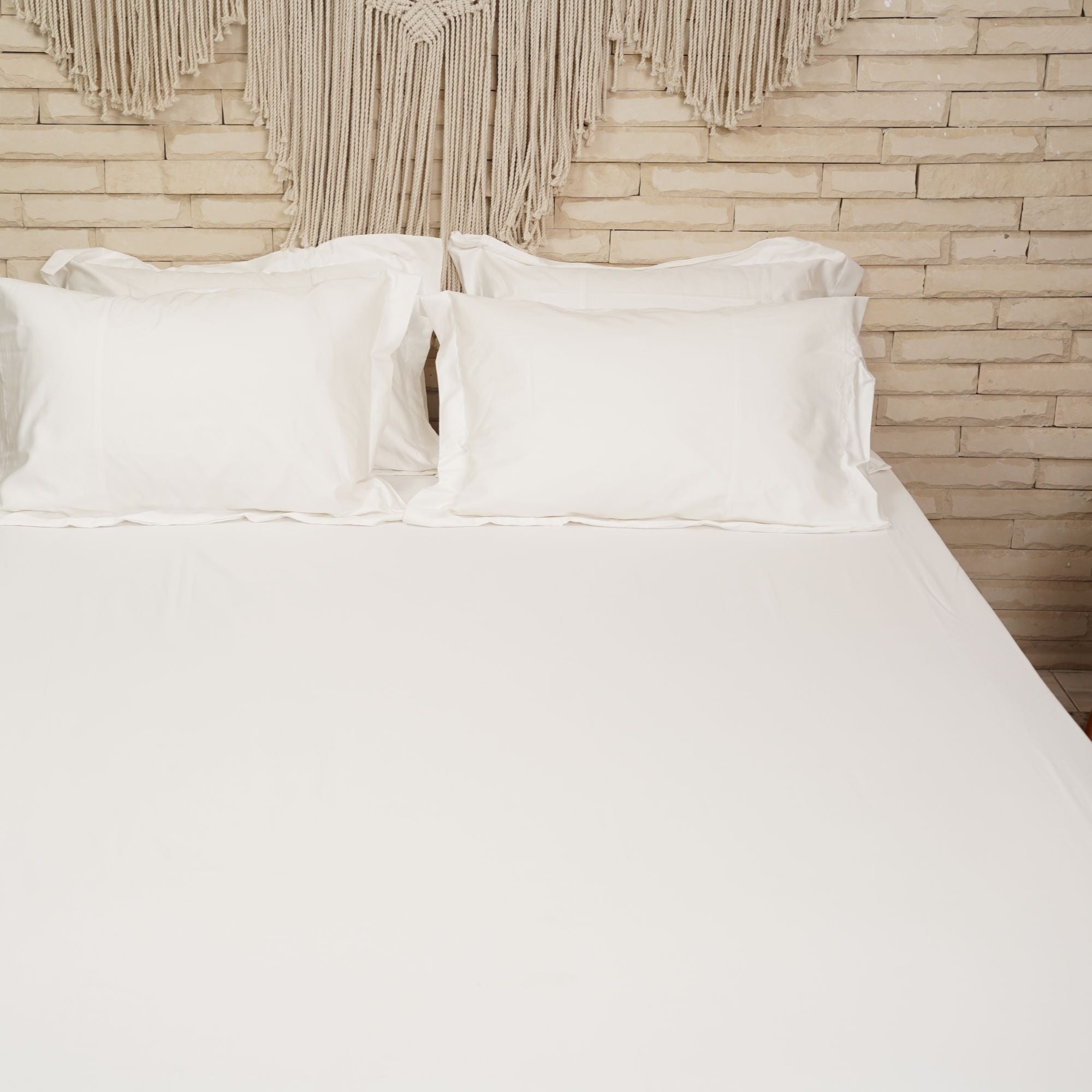 Sateen Fitted Sheet + Pillowcases (600TC)