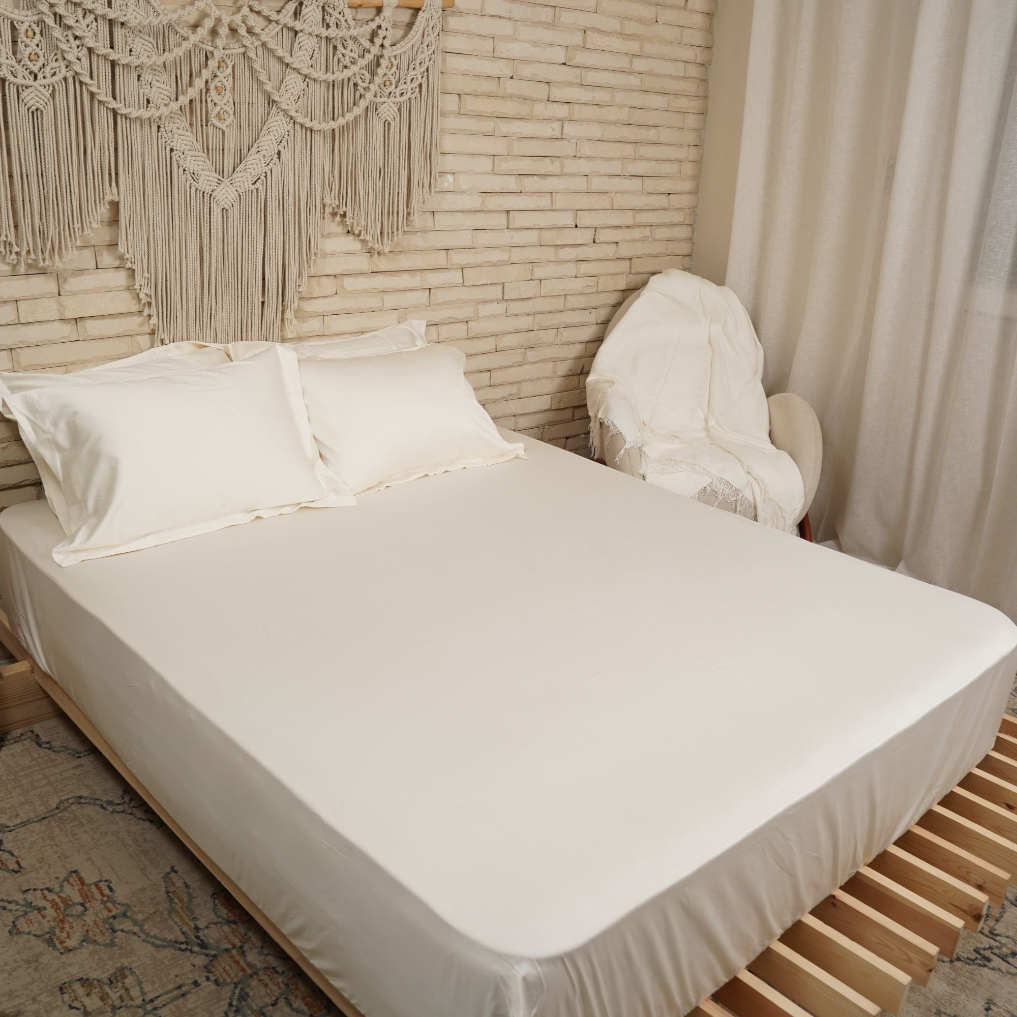 طقم ملاية ساتين (1000 خيط)