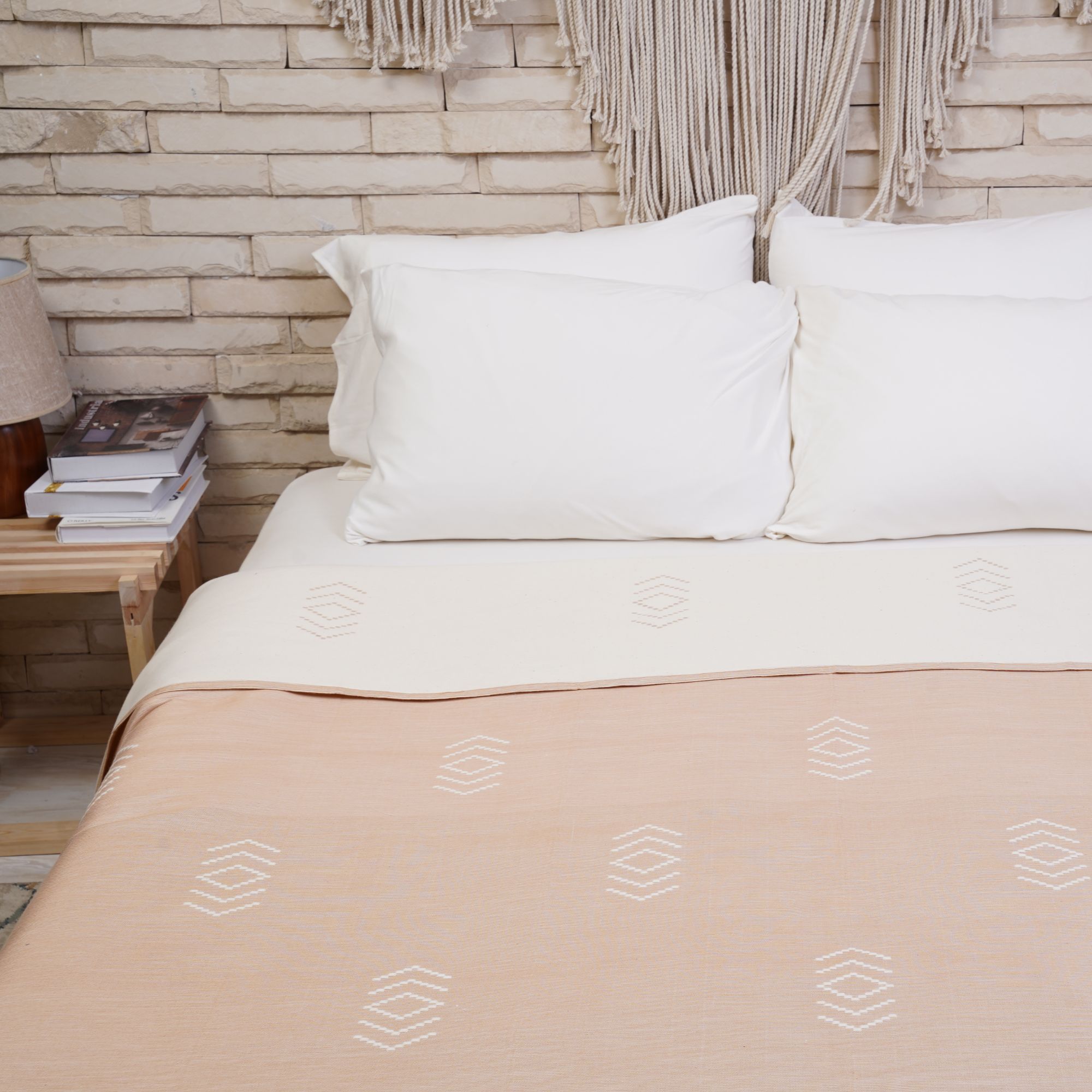 Kinar Handmade Cotton Coverlet KN11