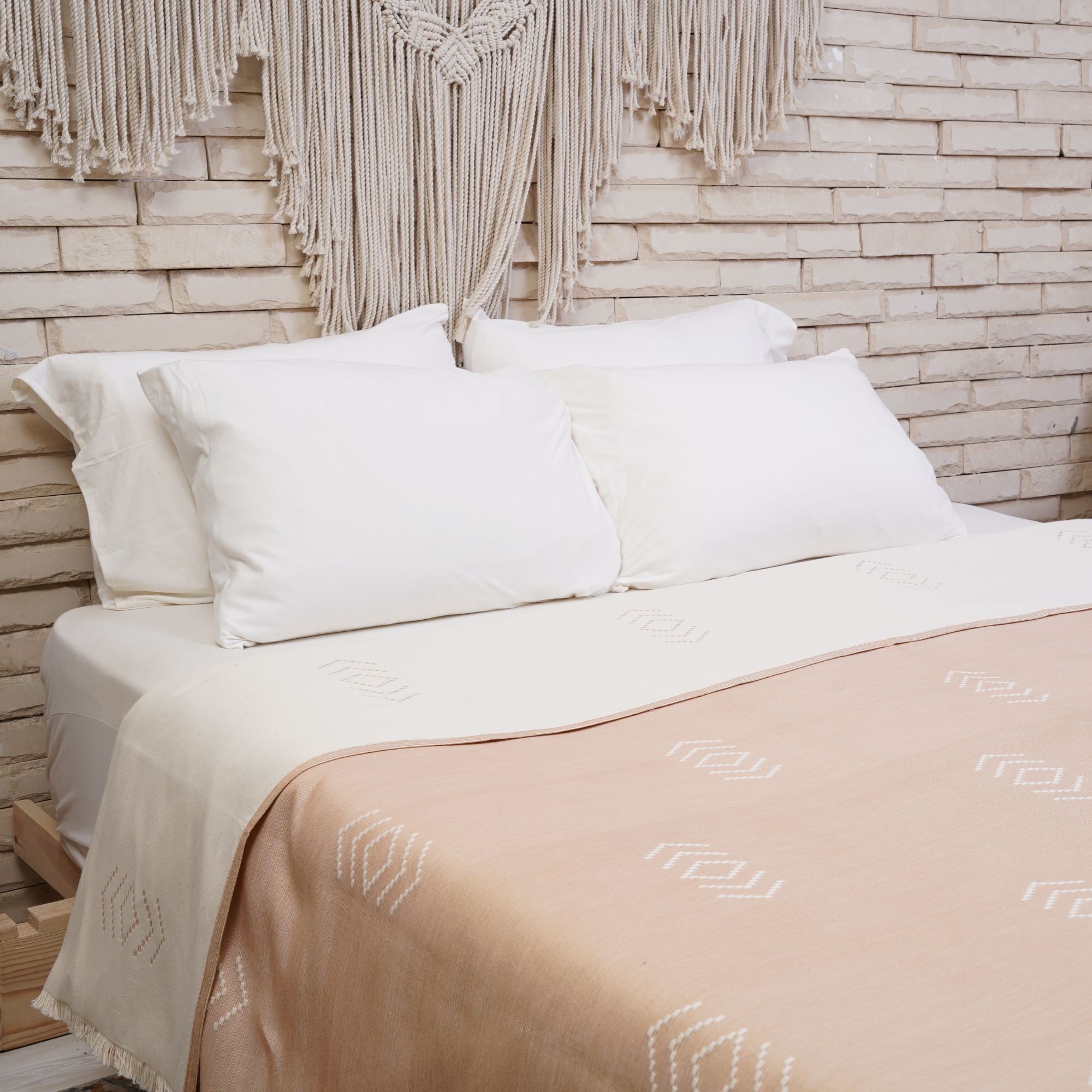 Kinar Handmade Cotton Coverlet KN11