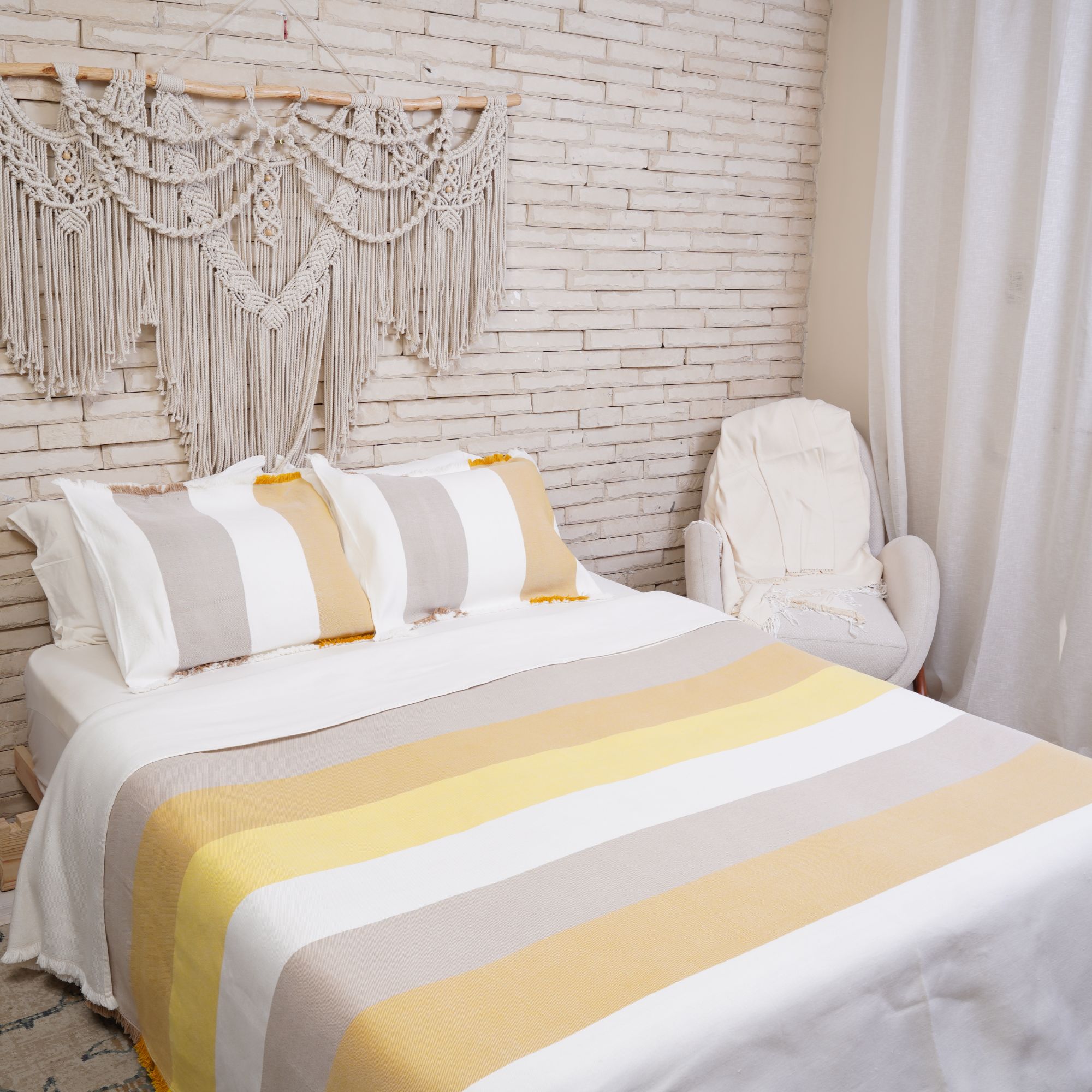 Taji Handmade Cotton Coverlet TA3