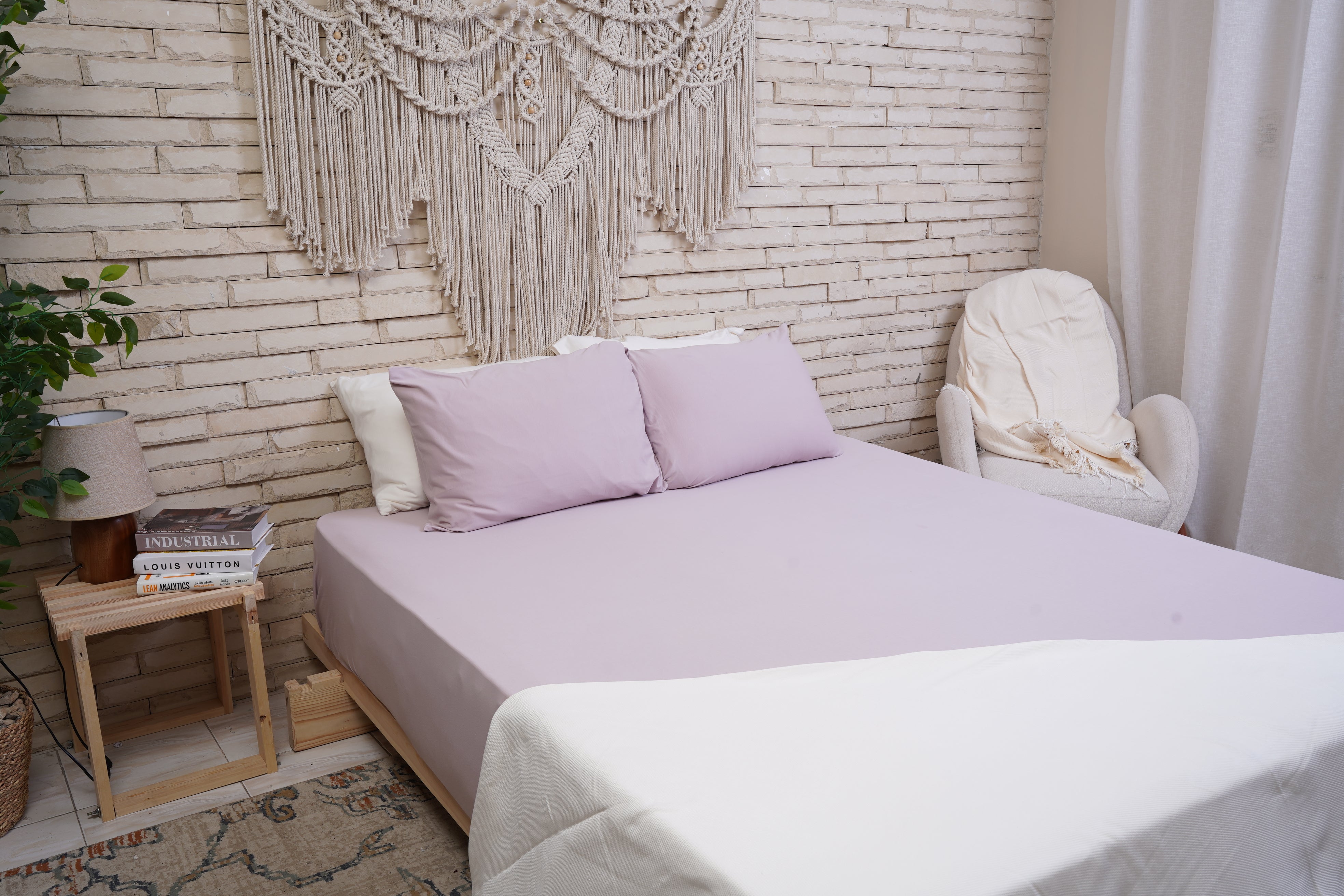 Jersy Fitted Sheet + Pillowcases