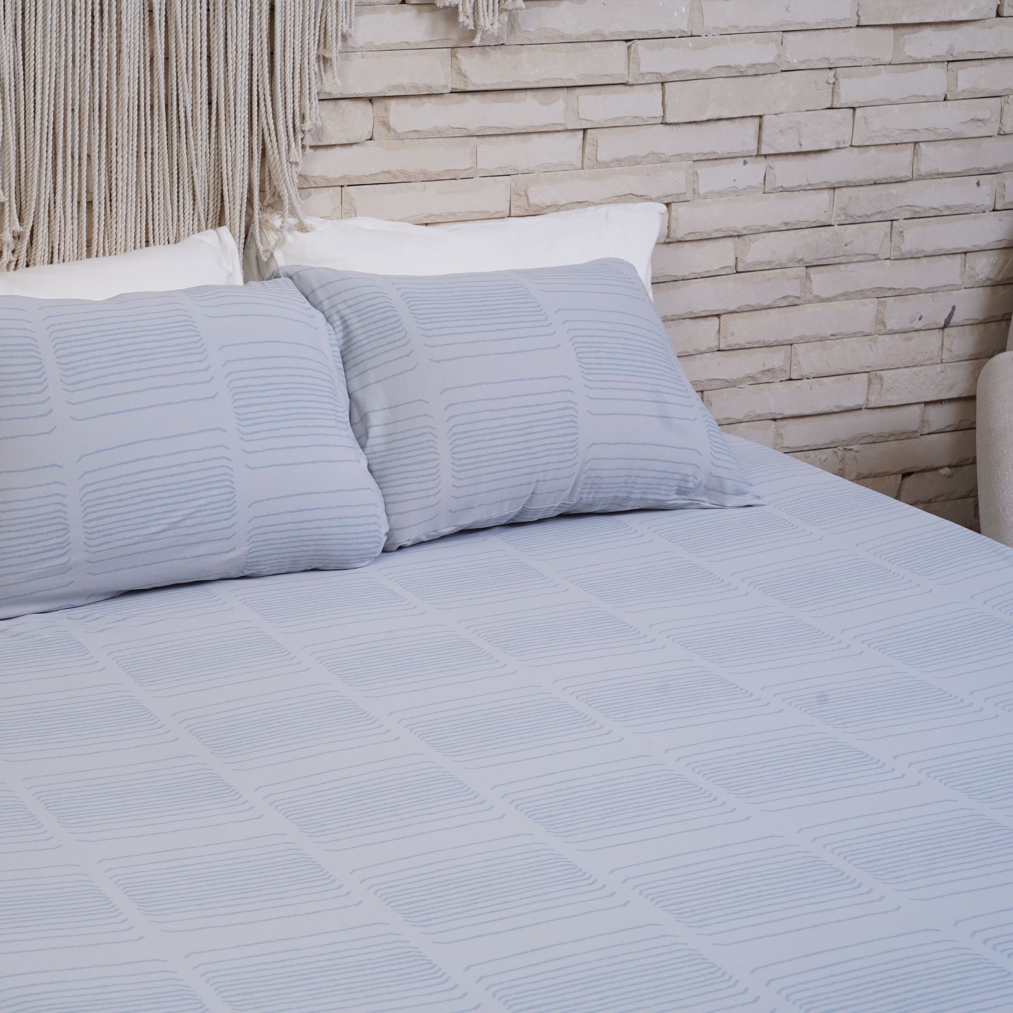 Jersy Fitted Sheet + Pillowcases