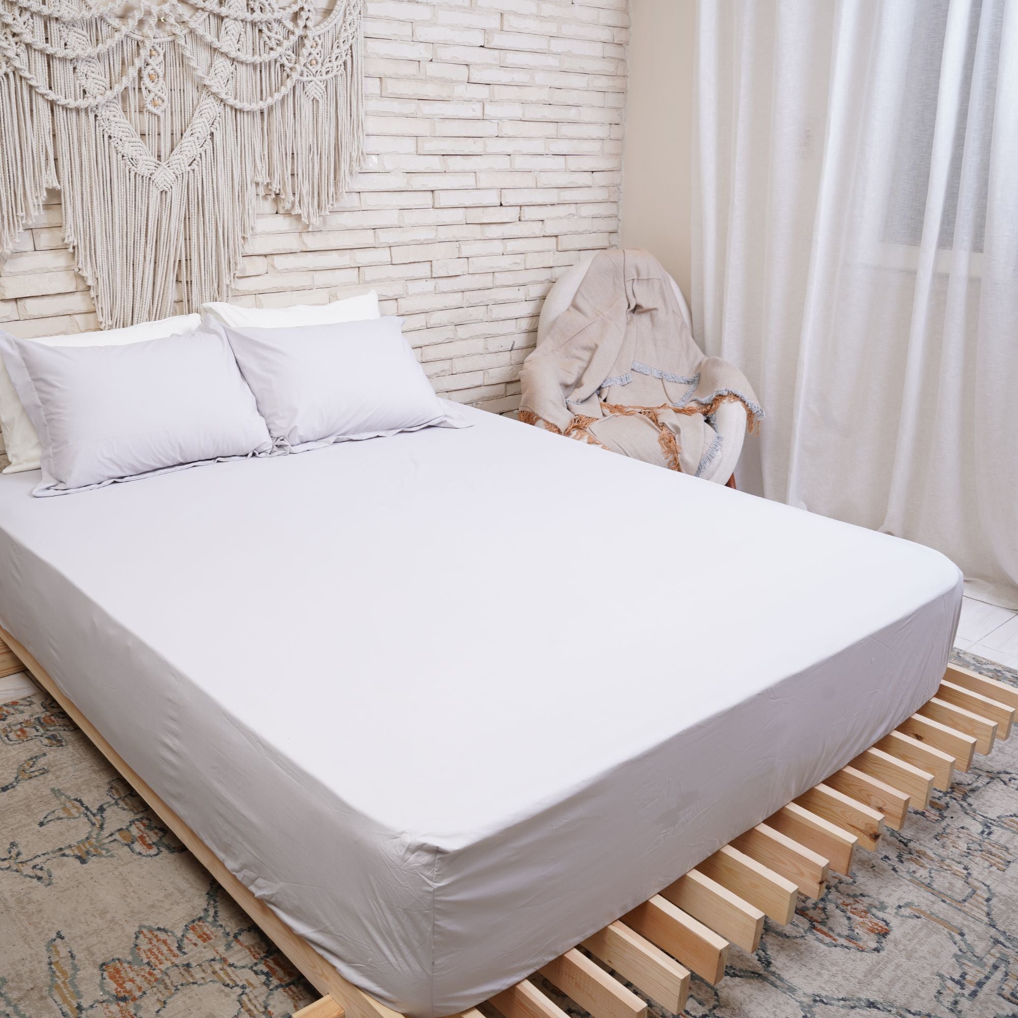 طقم ملاية بركال (600 خيط)