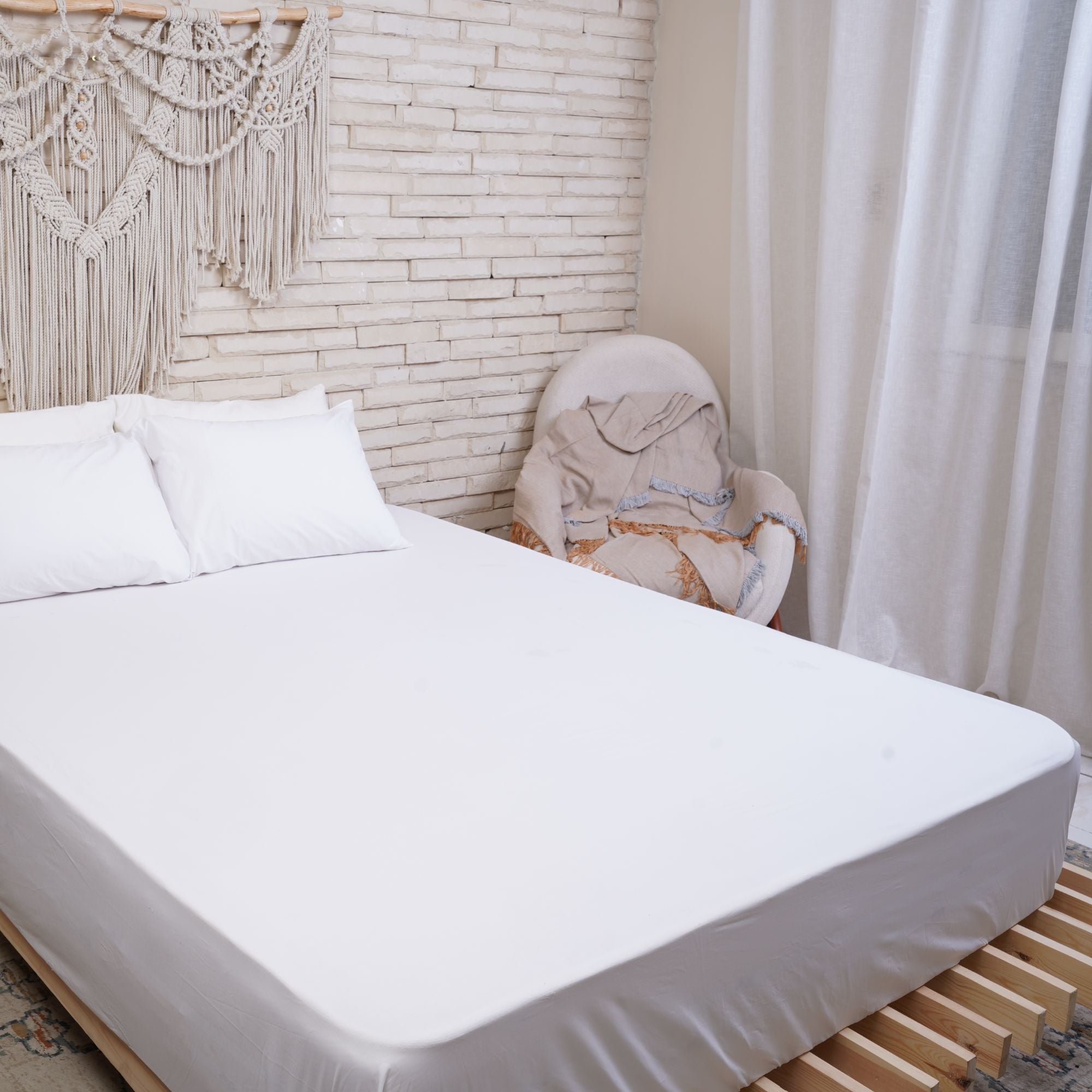 طقم ملاية بركال (600 خيط)