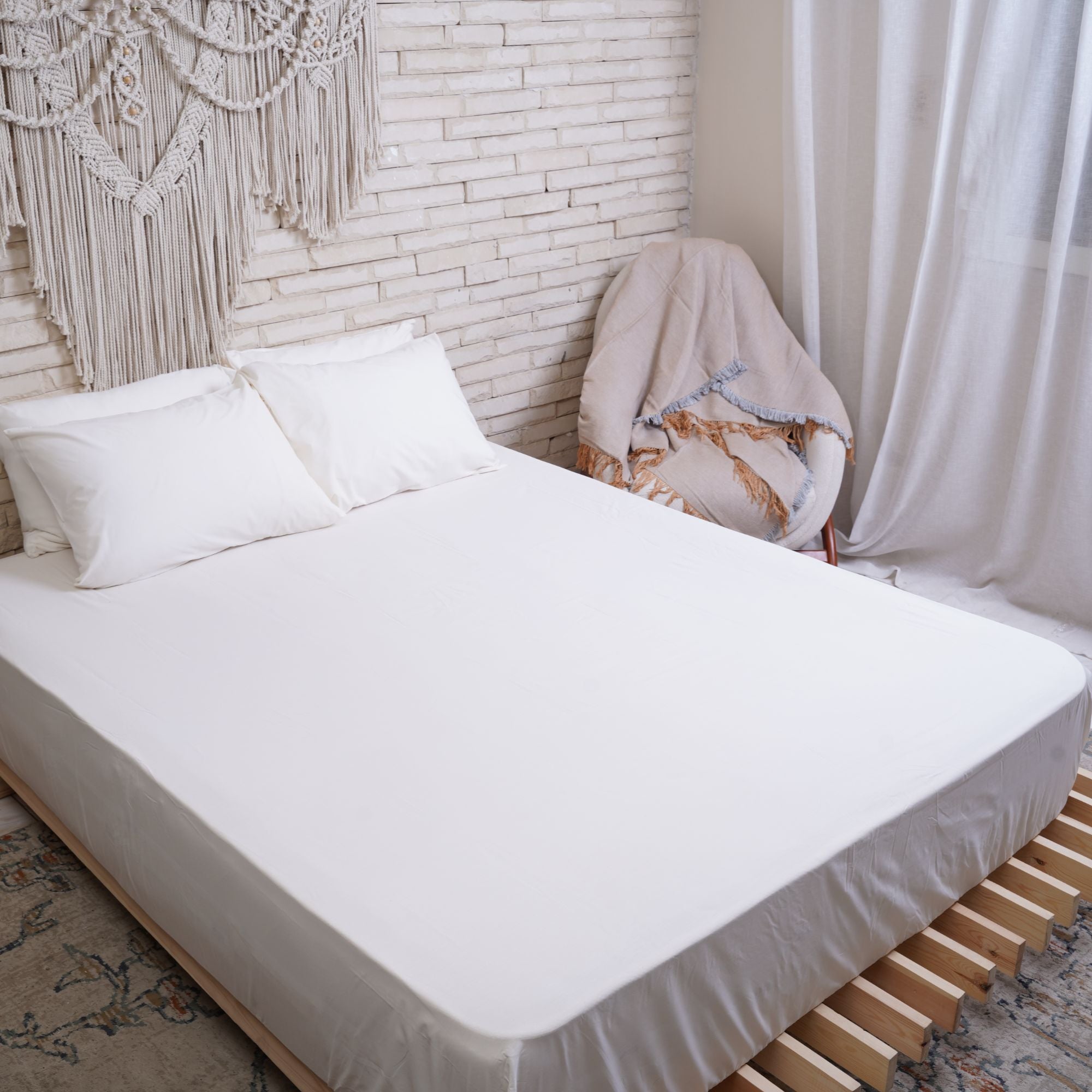 طقم ملاية بركال (600 خيط)