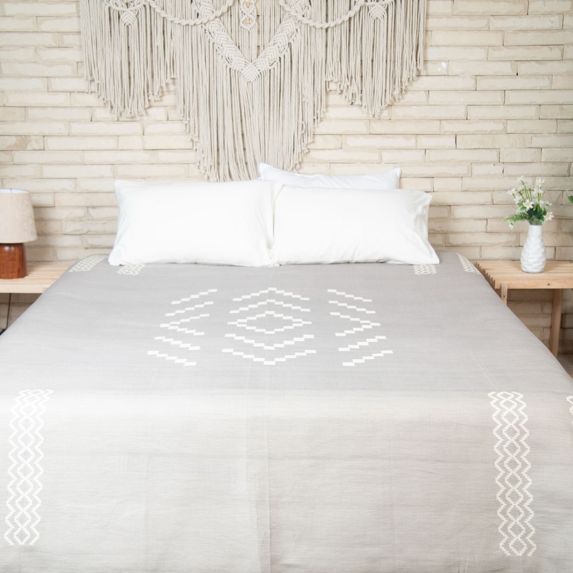 Kinar Handmade Cotton Coverlet KN12