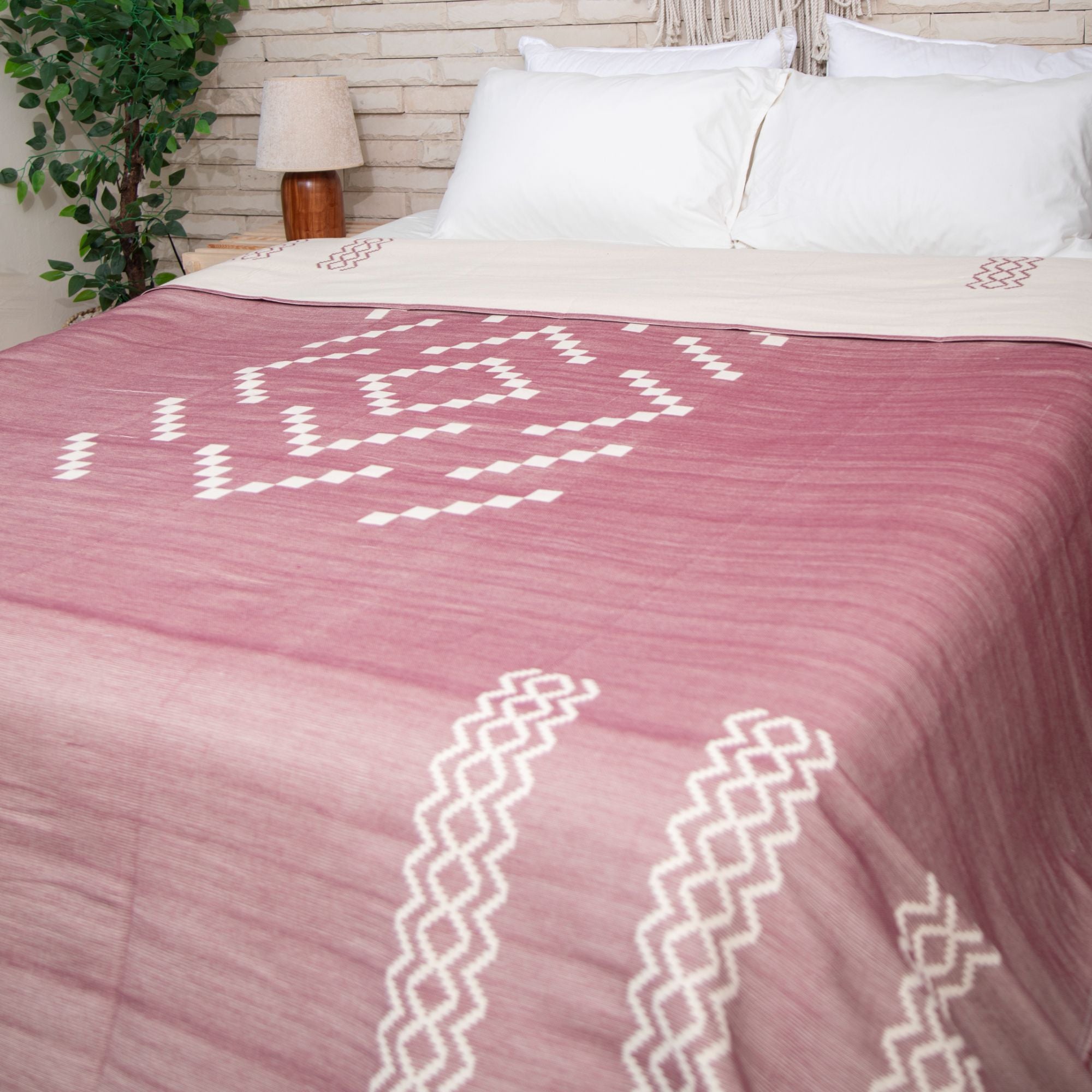 Kinar Handmade Cotton Coverlet KN10