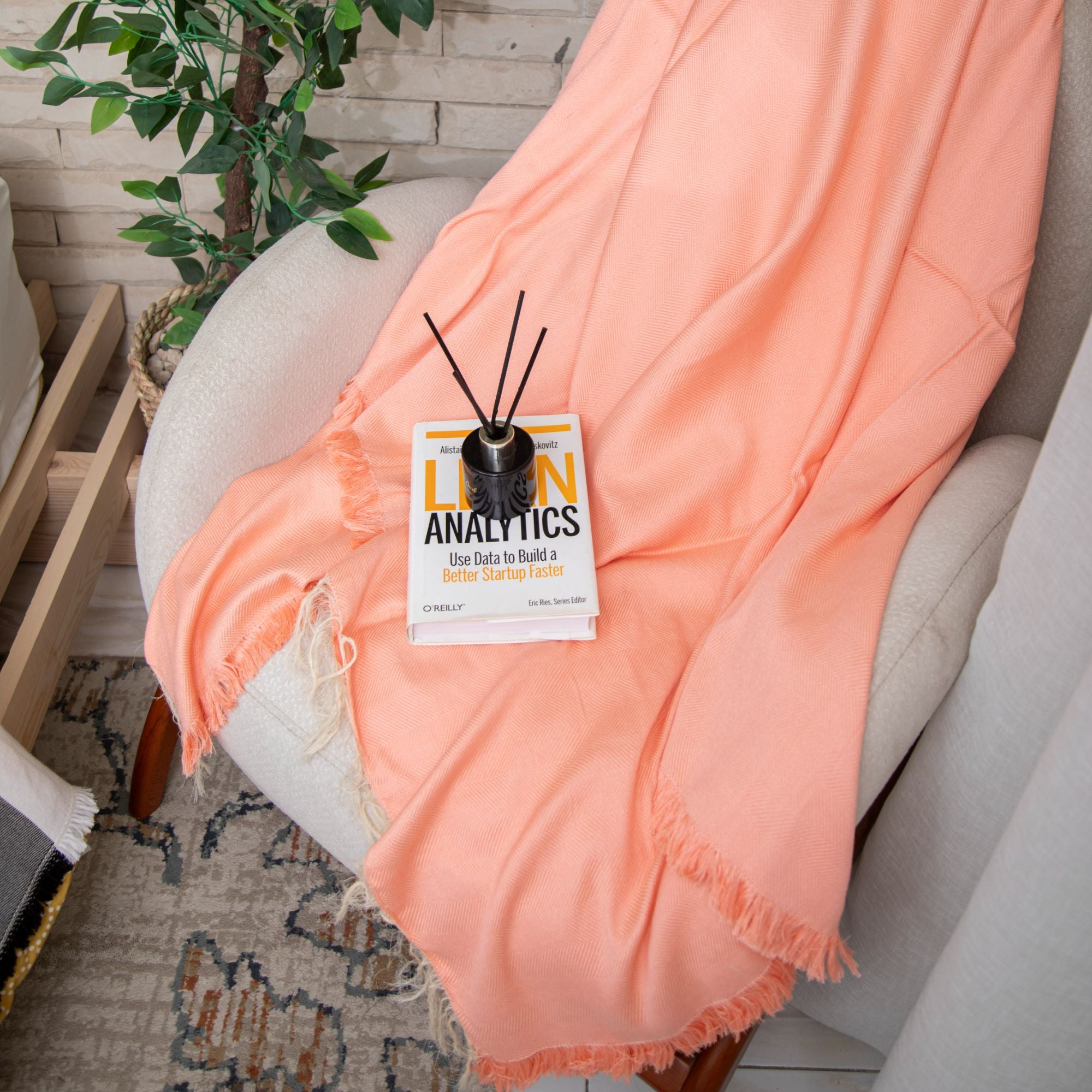 Soft Knit Cotton Throw Blanket TH2