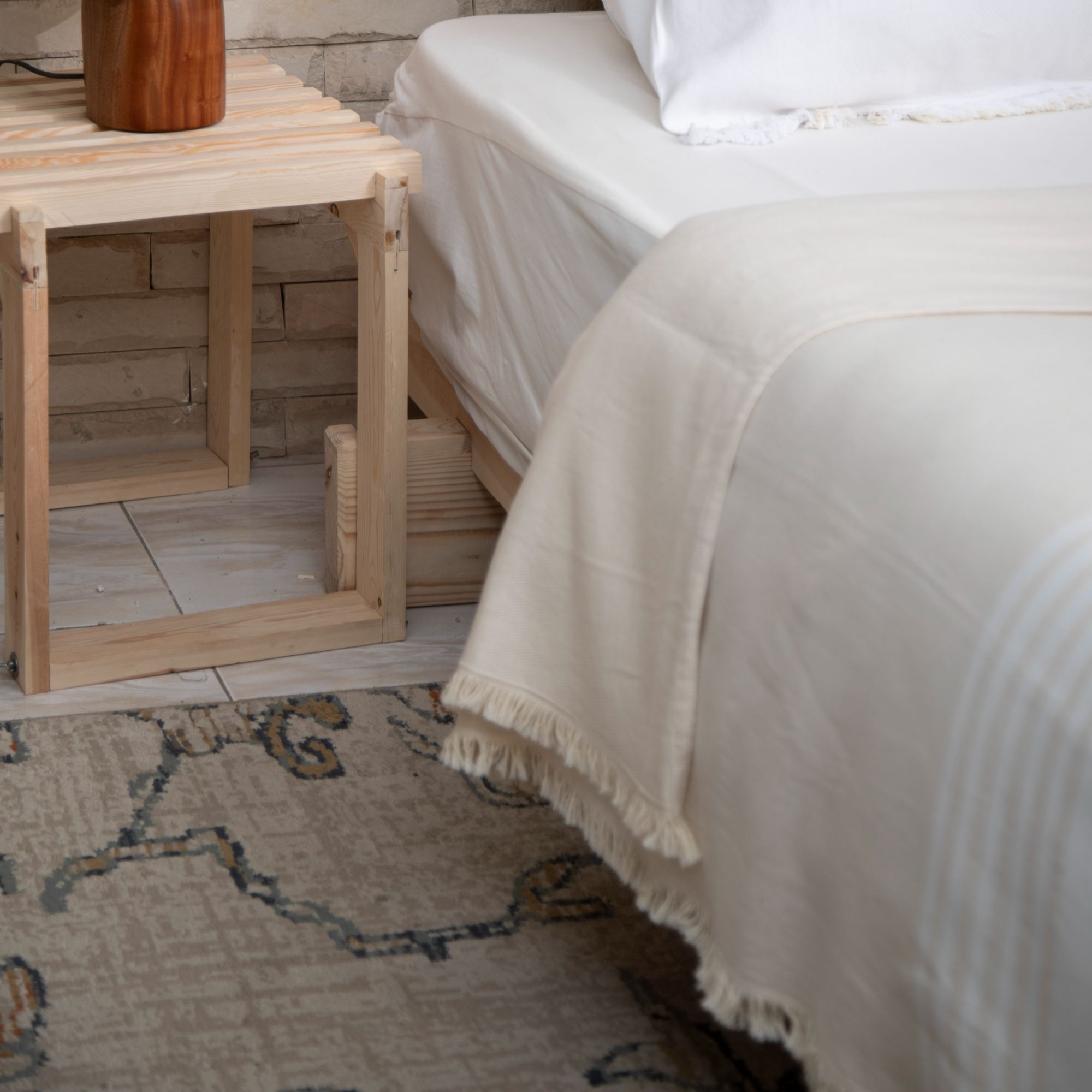 Taji Handmade Cotton Coverlet Single SN29
