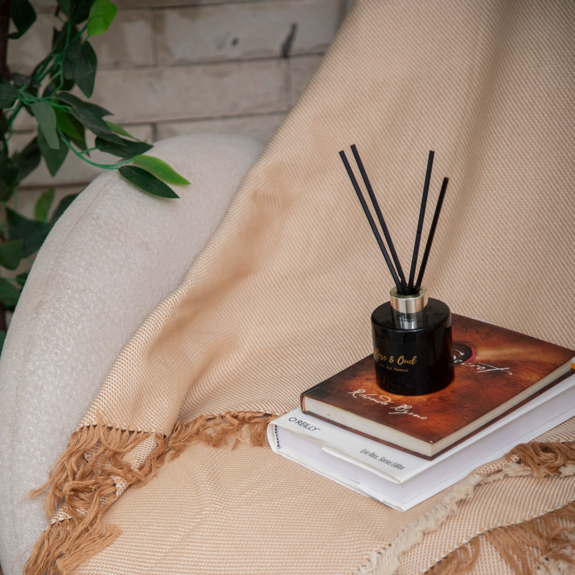 Striped Cotton Throw Blanket TH8