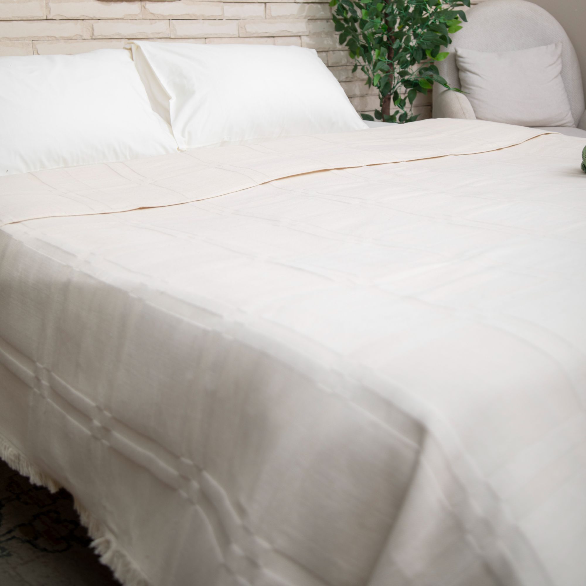 Zarzakhan Handmade Cotton Coverlet ZR4
