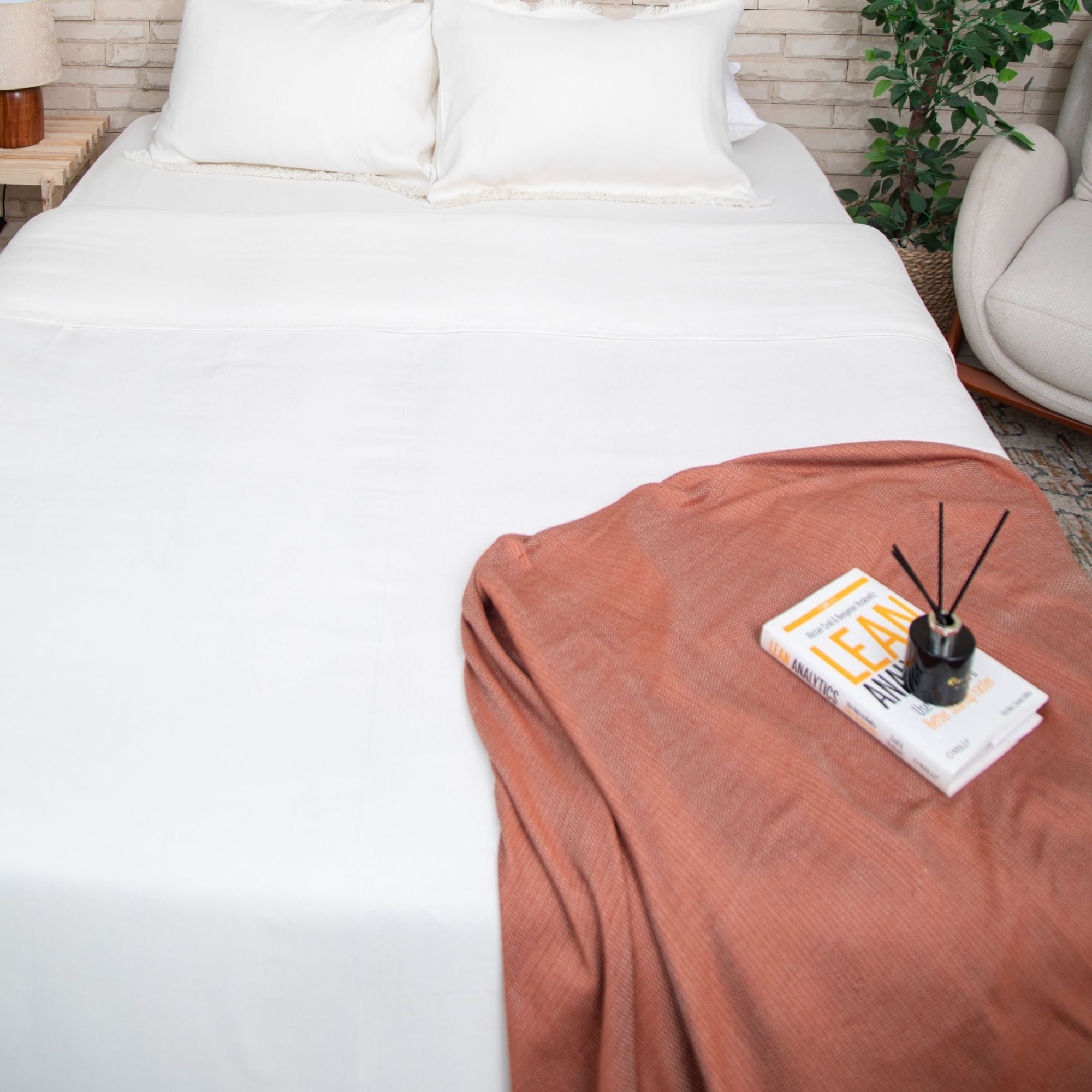 كوفرتة طاجي قطن مصري 100% سنجل SN5