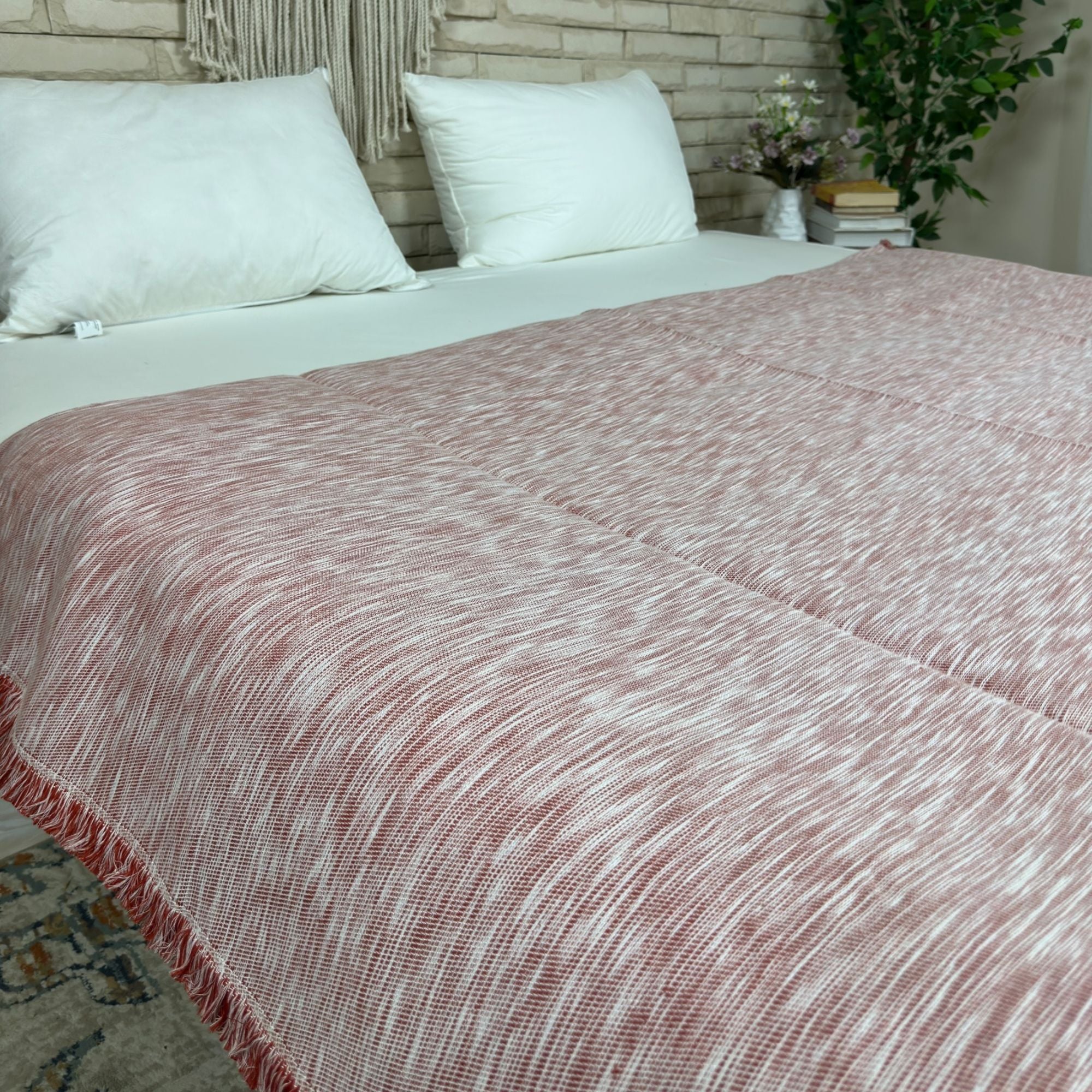 Taji Handmade Cotton Coverlet Single SN10