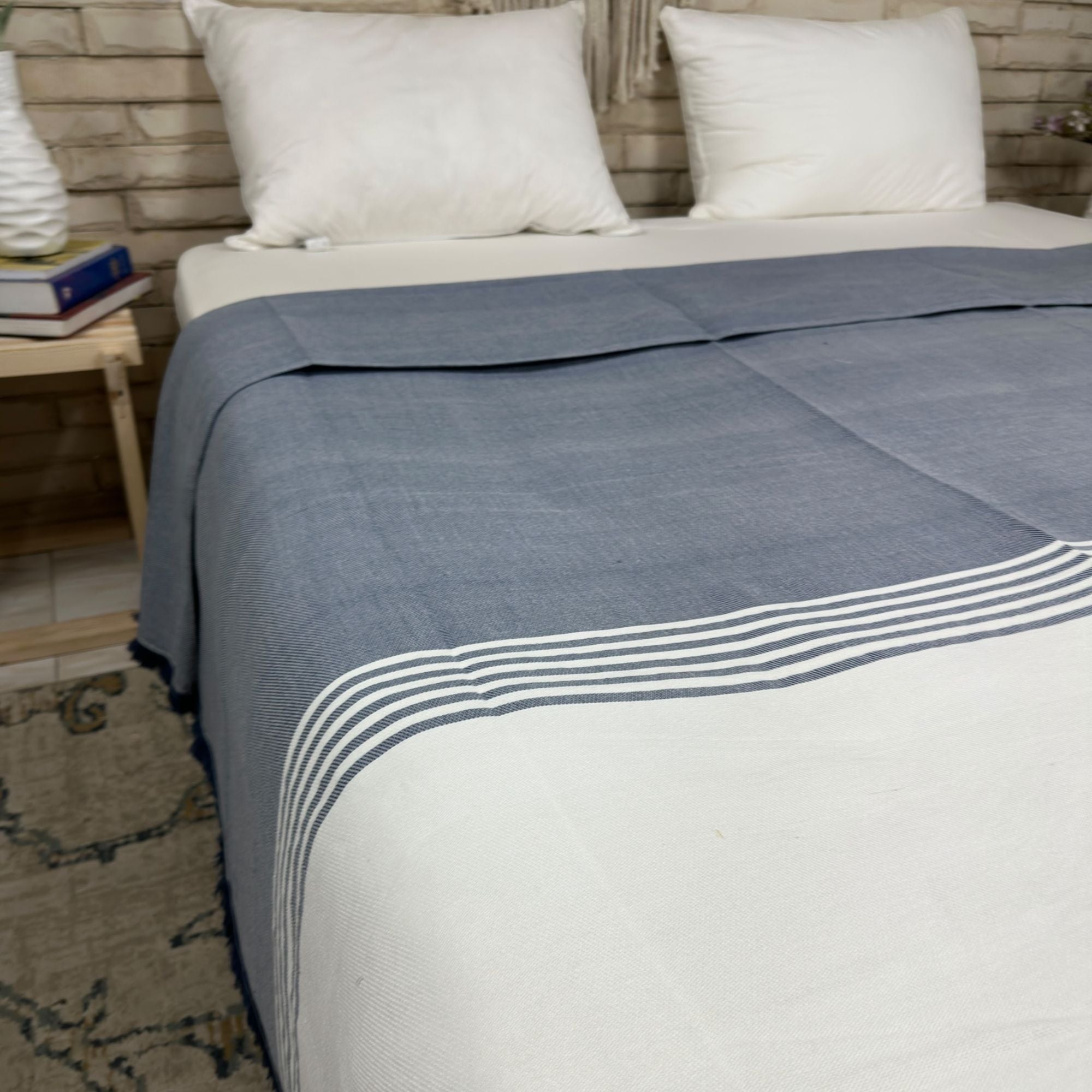 Taji Handmade Cotton Coverlet Single SN17