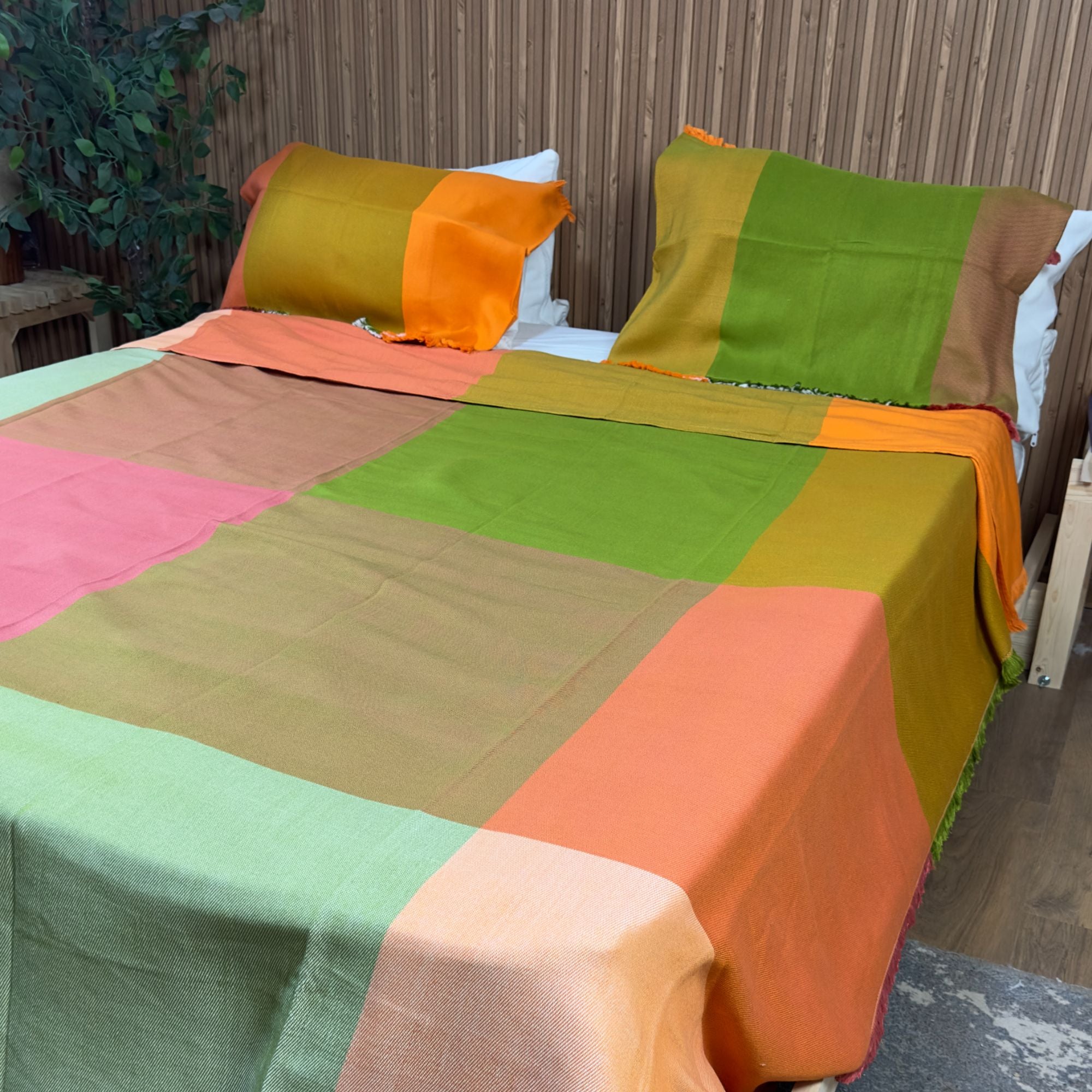 Taji Handmade Cotton Coverlet TA62