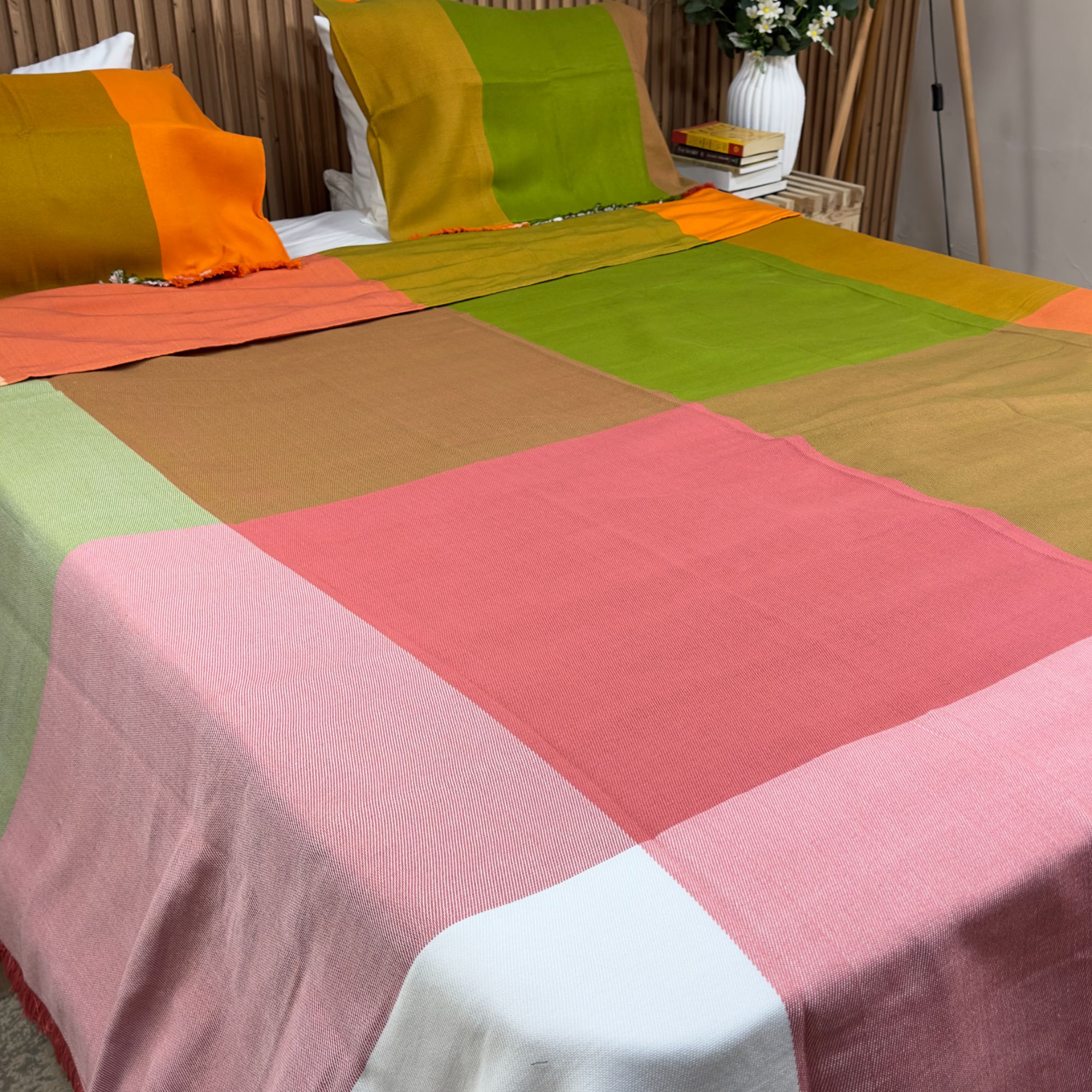 Taji Handmade Cotton Coverlet TA62