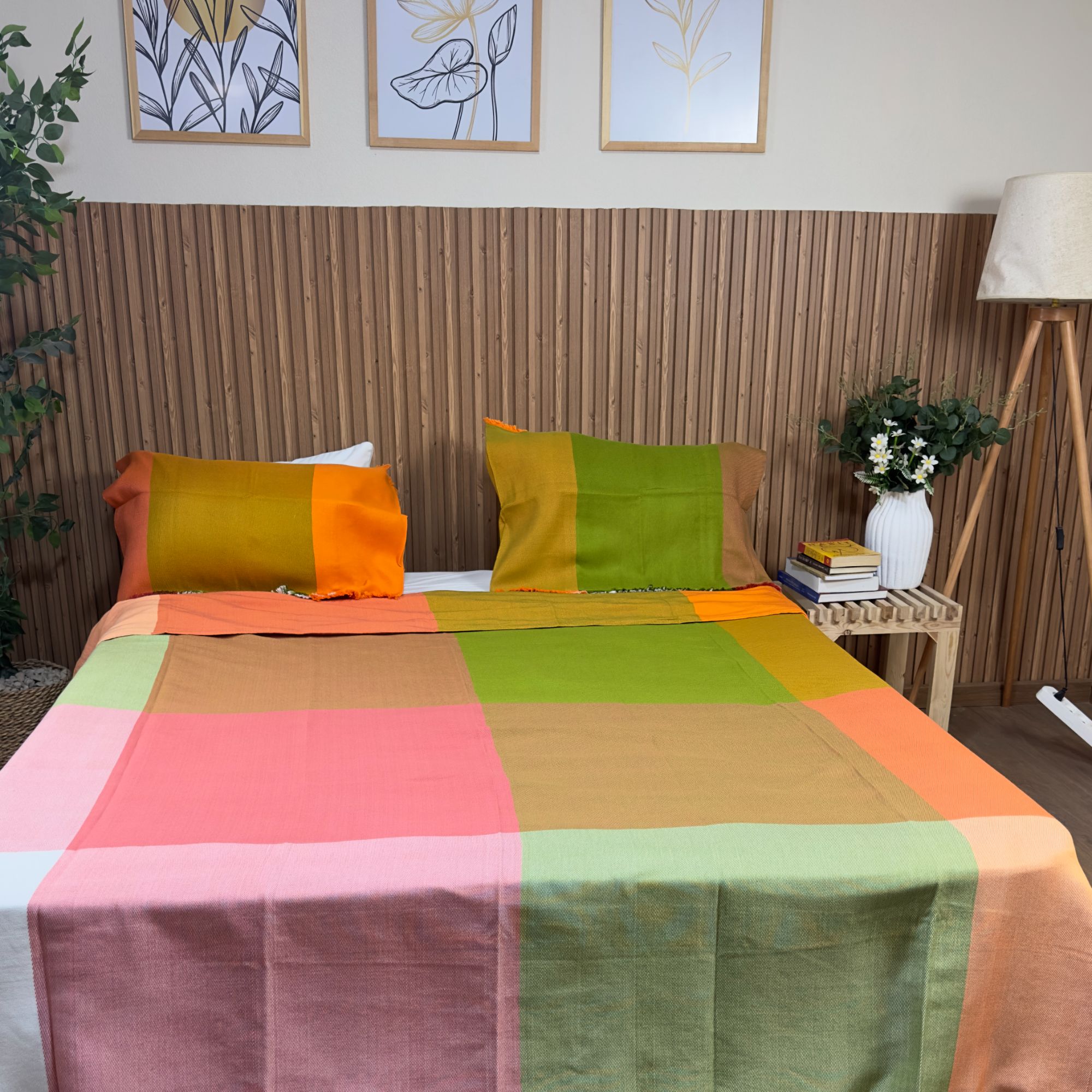 Taji Handmade Cotton Coverlet TA62