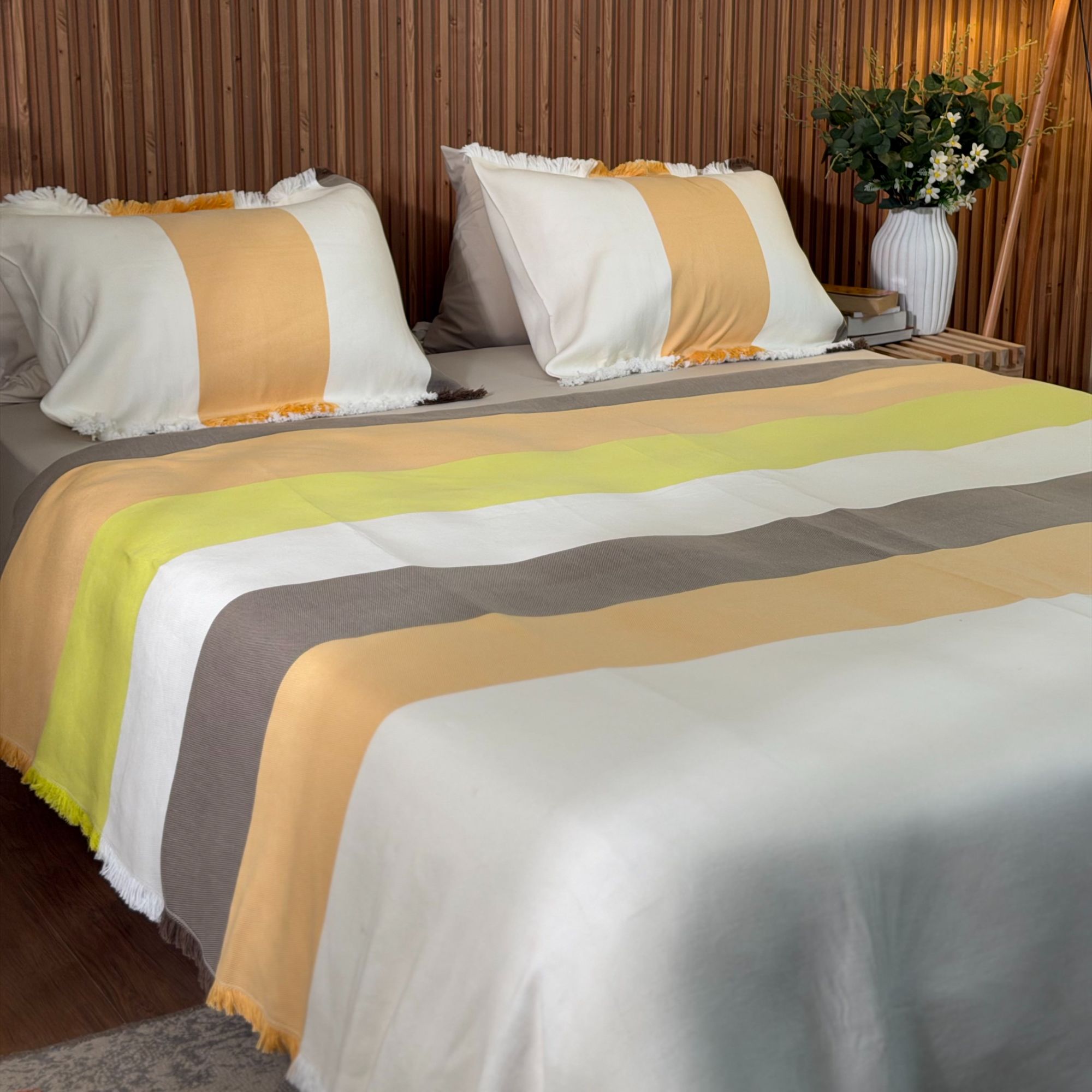 Taji Handmade Cotton Coverlet TA3