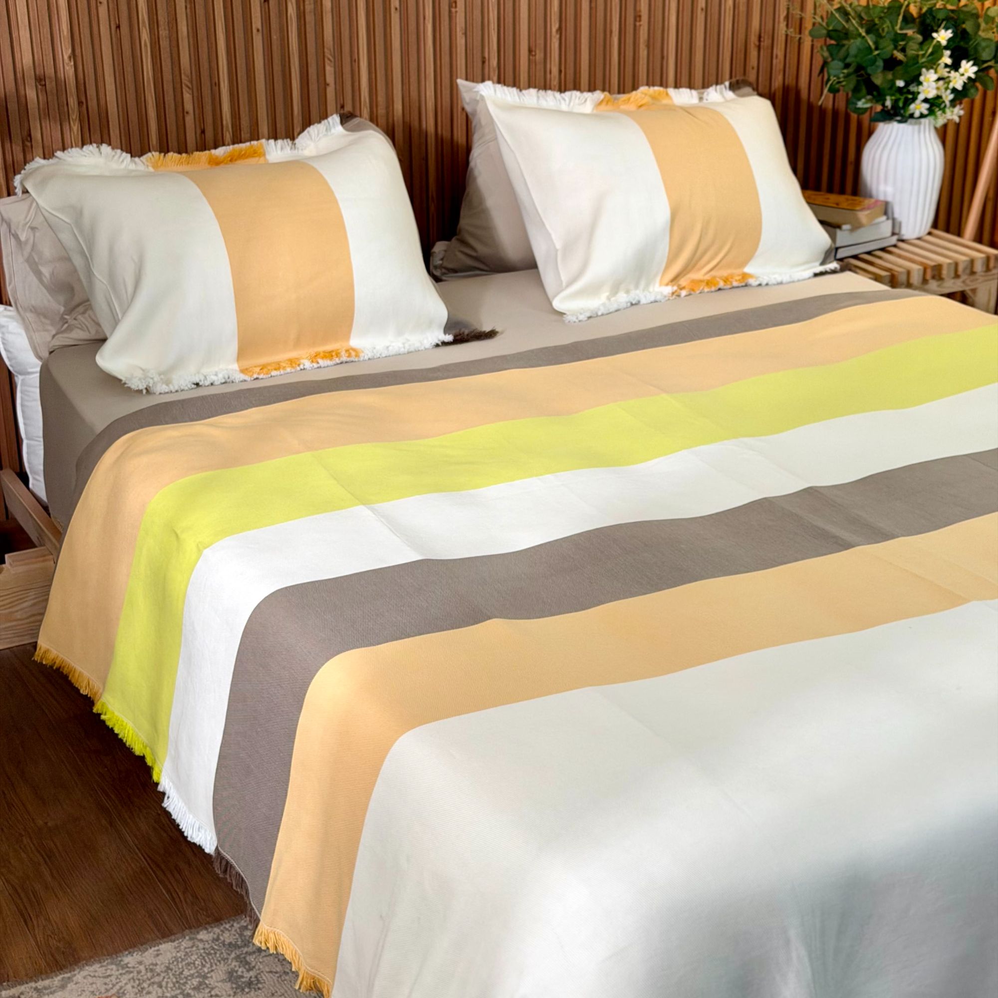 Taji Handmade Cotton Coverlet TA3