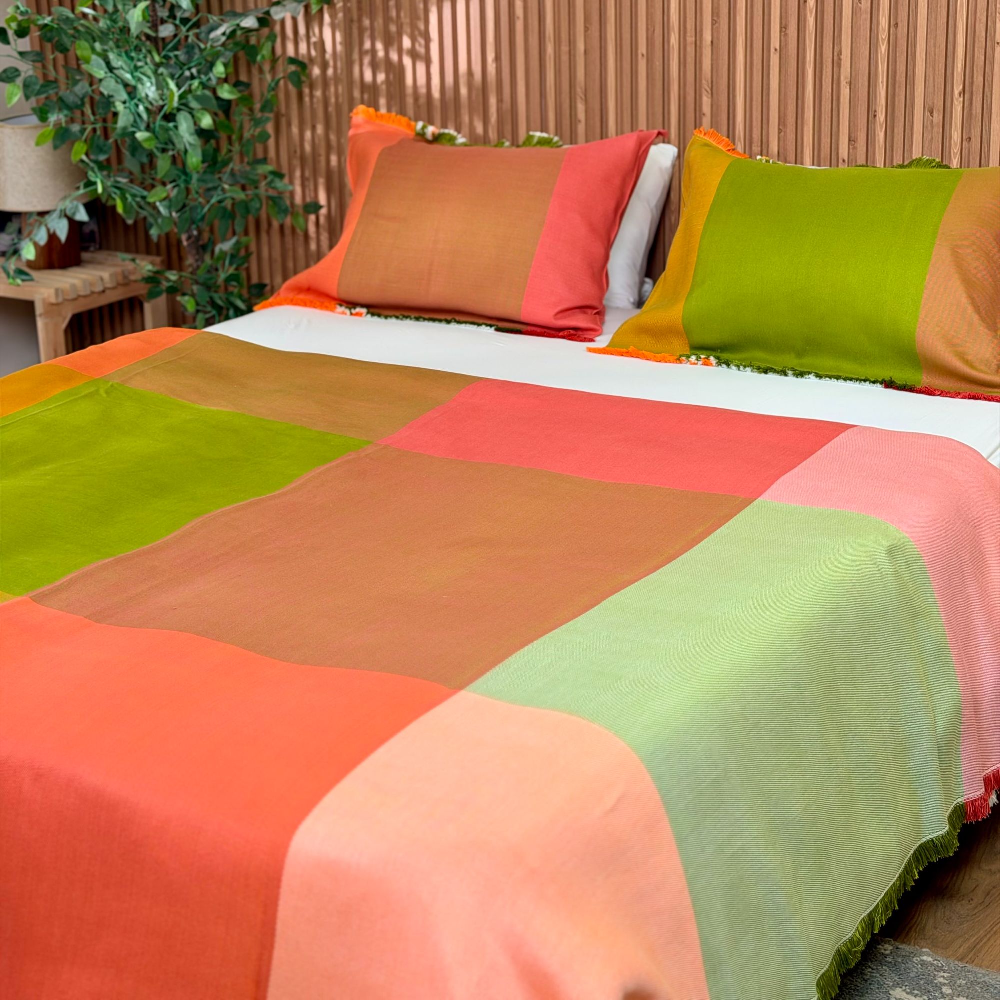 Taji Handmade Cotton Coverlet TA62