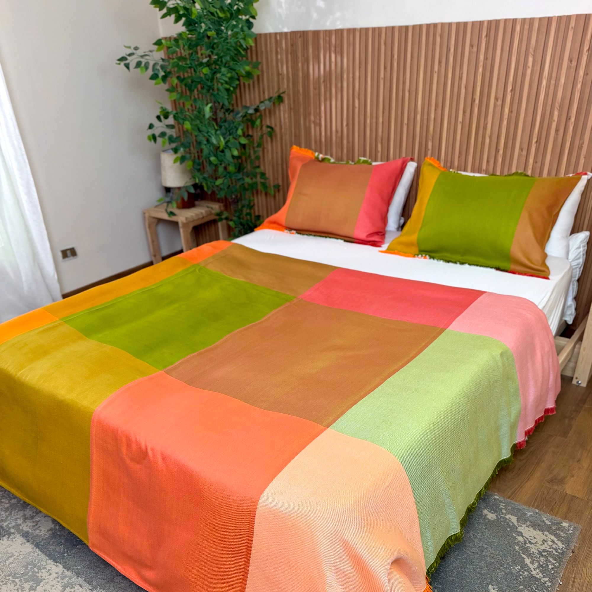 Taji Handmade Cotton Coverlet TA66